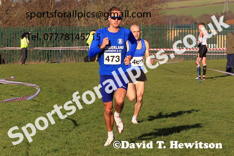 Senior Mens 2023 Birtley Cross Country Relays, County Durham. Photo: David T. Hewitson/Sports for All Pics